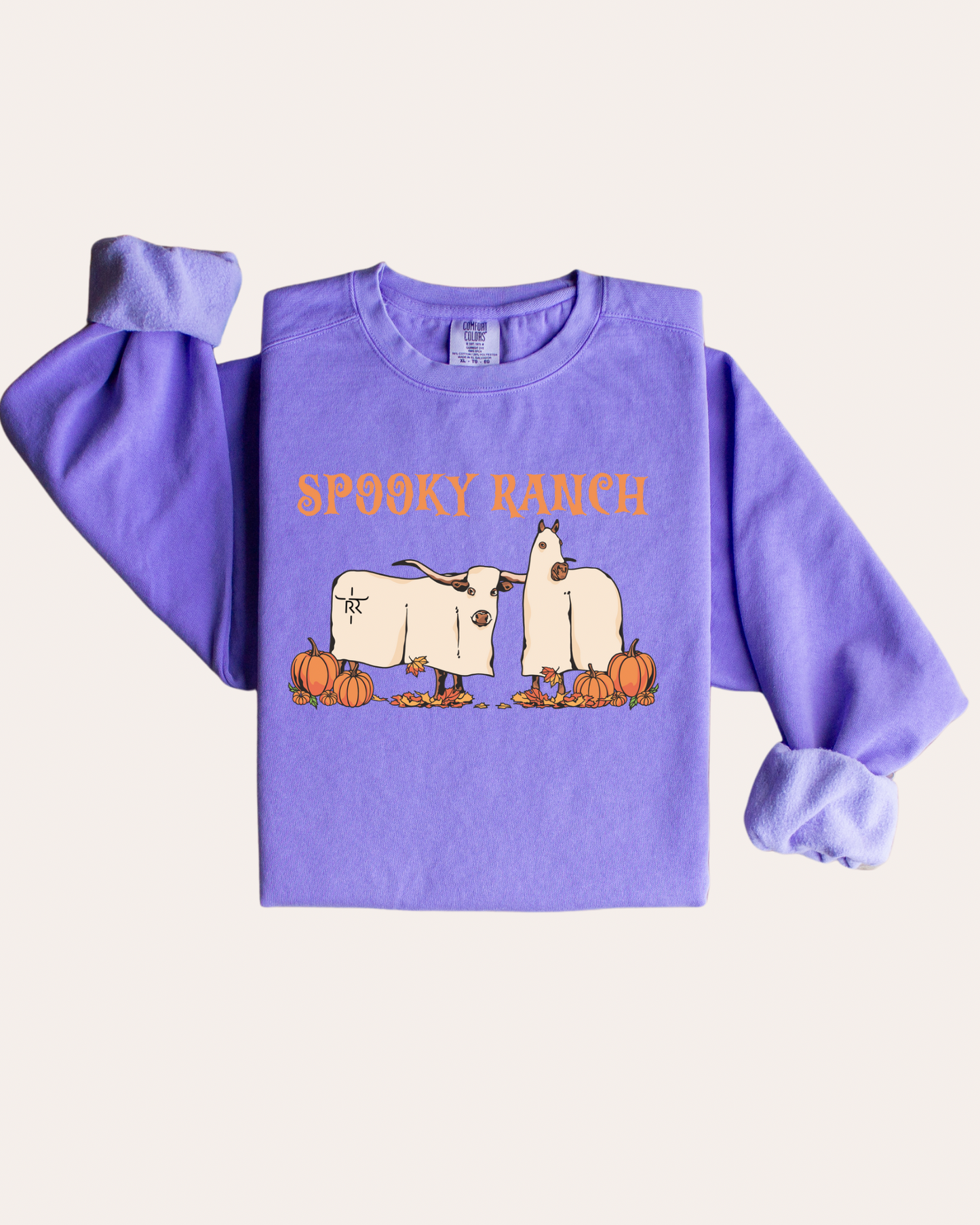 Spooky Ranch Crewneck - Violet