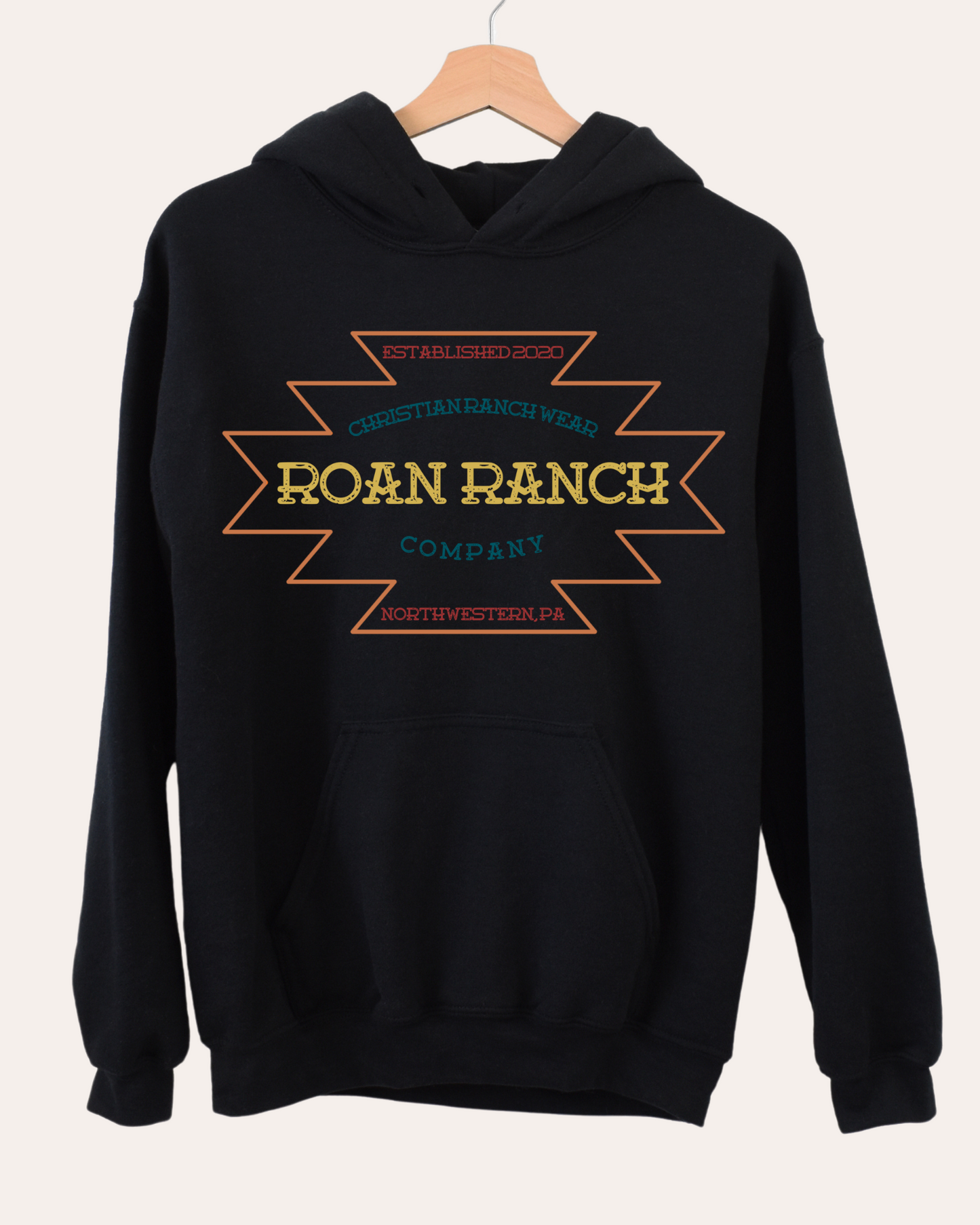 Southwest Ranch Hoodie - Black