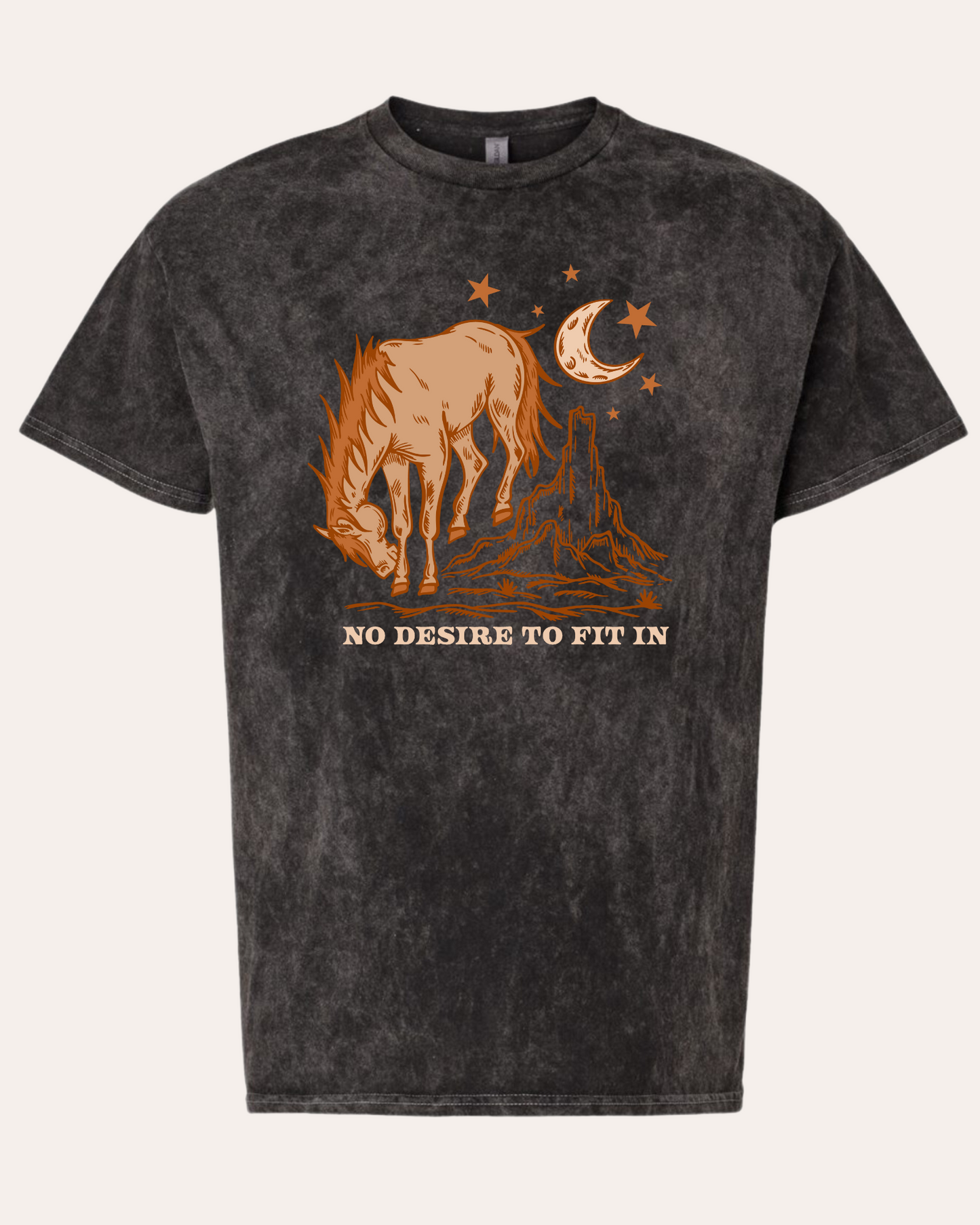 No Desire to Fit in Tee - Distressed