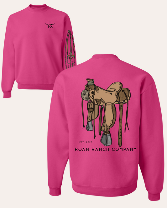 Ranch Hand Crewneck ~ Bubble Gum