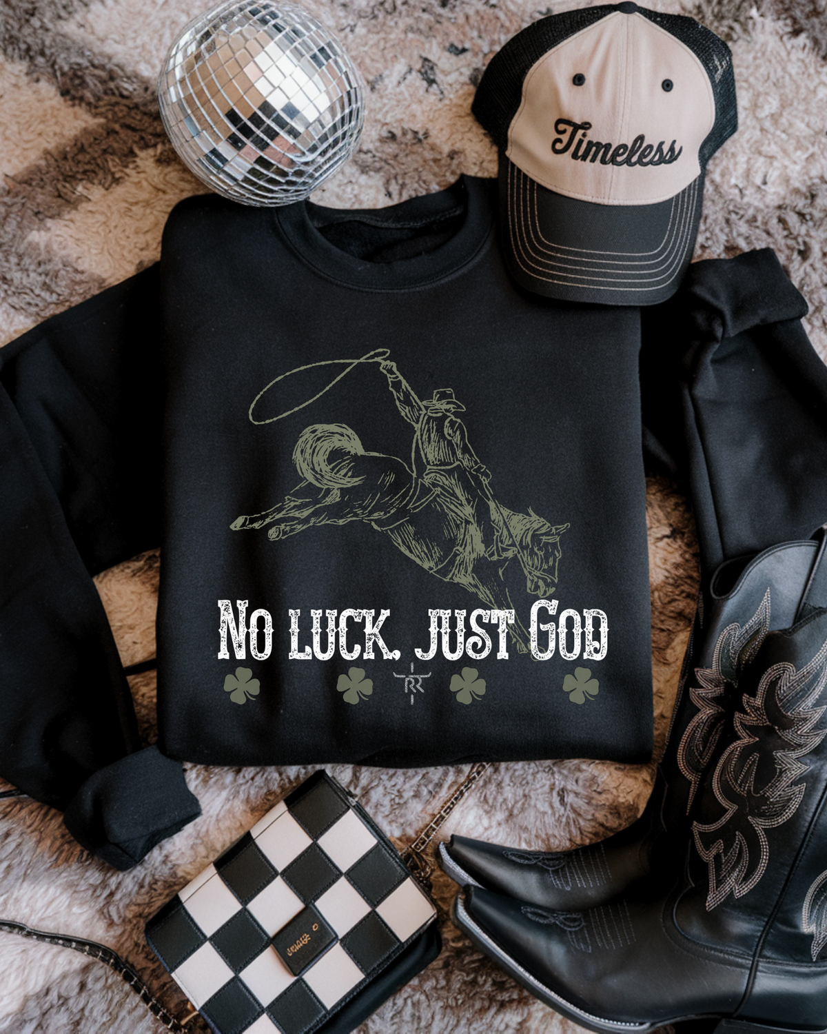 No Luck, Just God - Crewneck