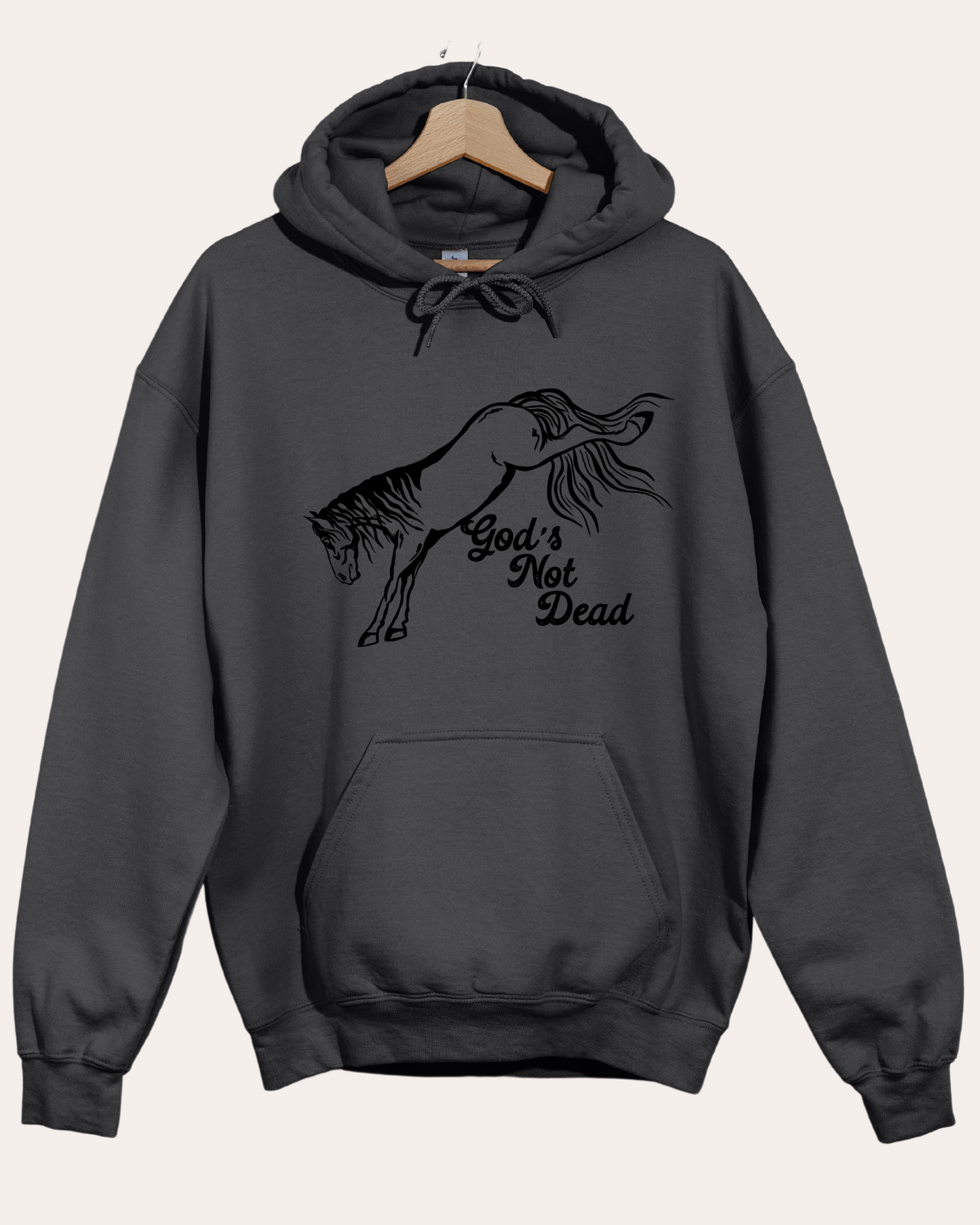 Gods Not Dead Hoodie - Charcoal