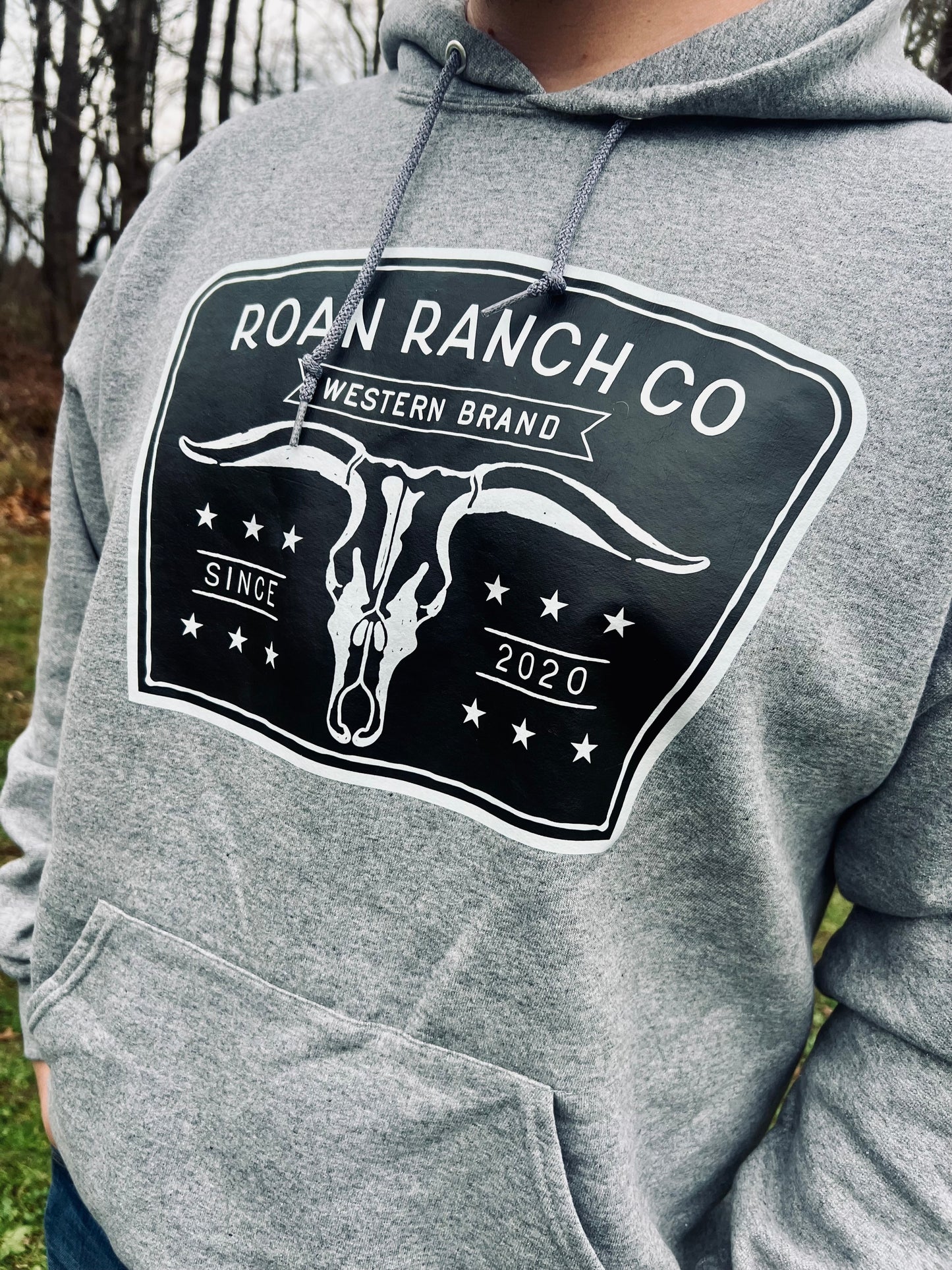 Roan Original Hoodie - Grey/Black