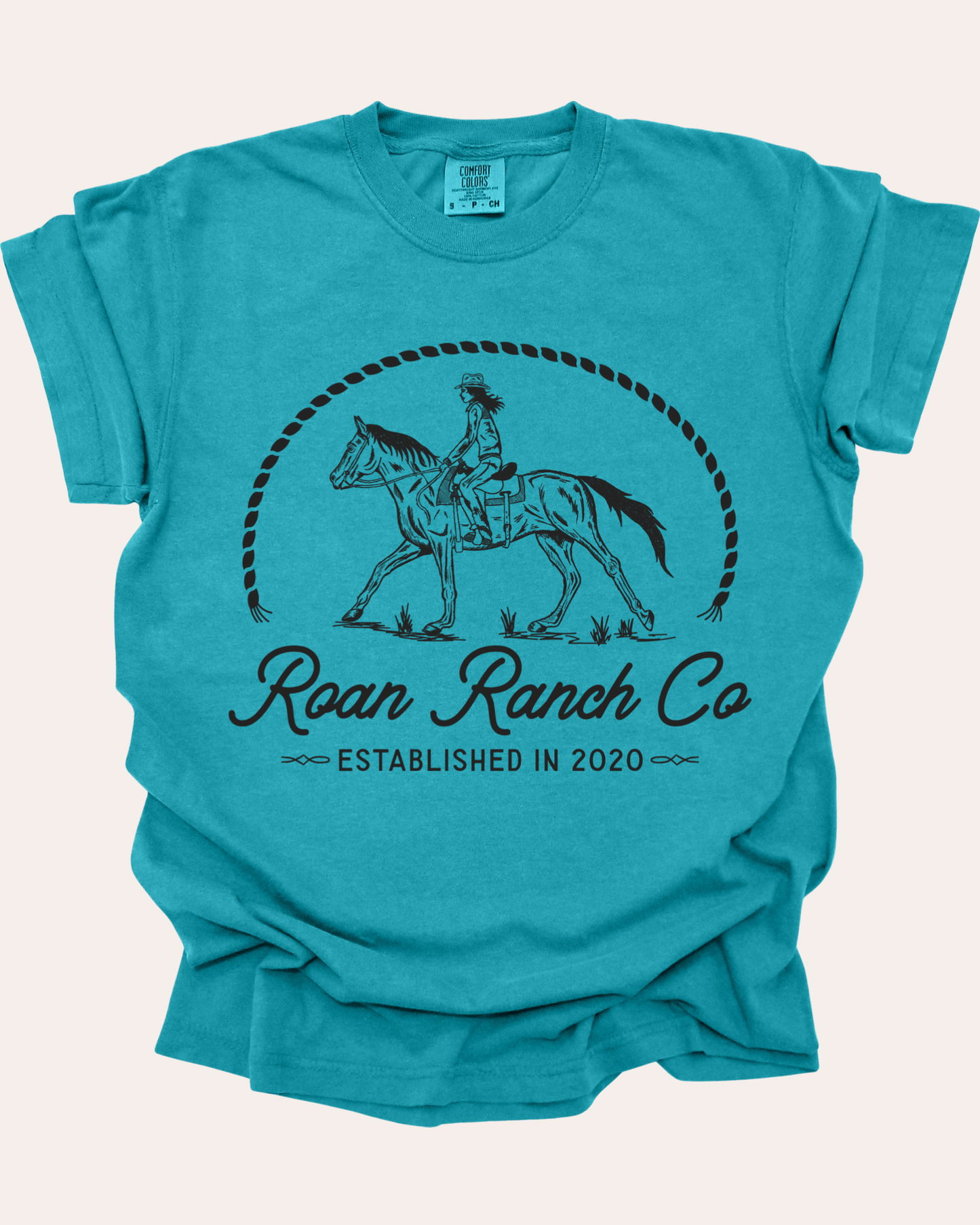 Riding Free Tee - Topaz