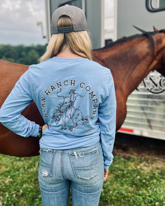 Roughstock Ranch Long Sleeve - Columbia Blue