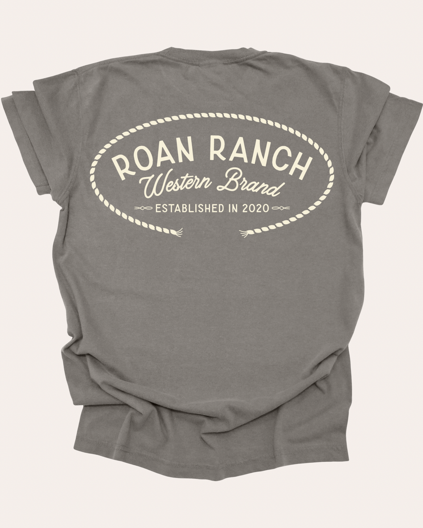 Retro Ranch Tee - Grey