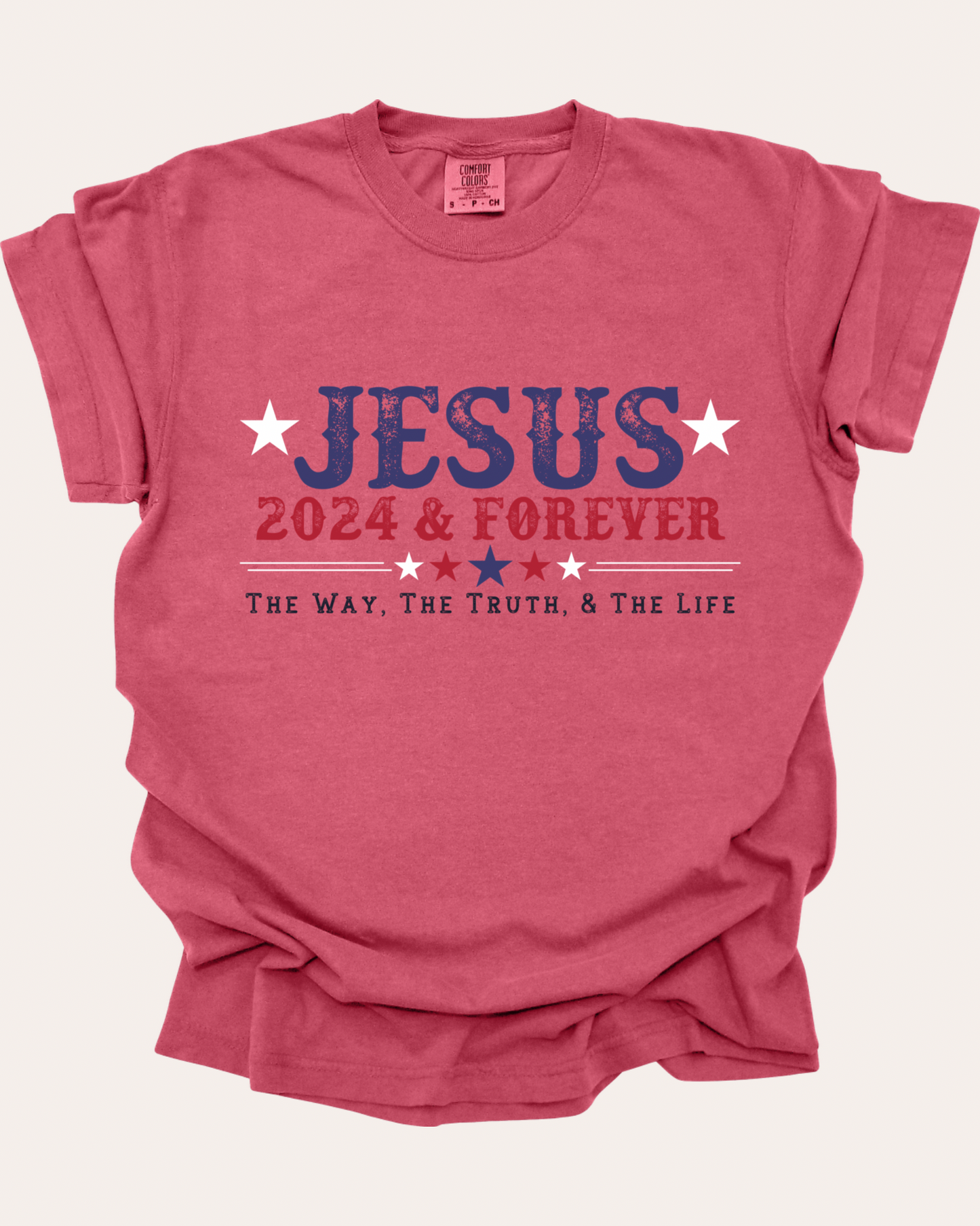 Jesus Forever Tee - Red