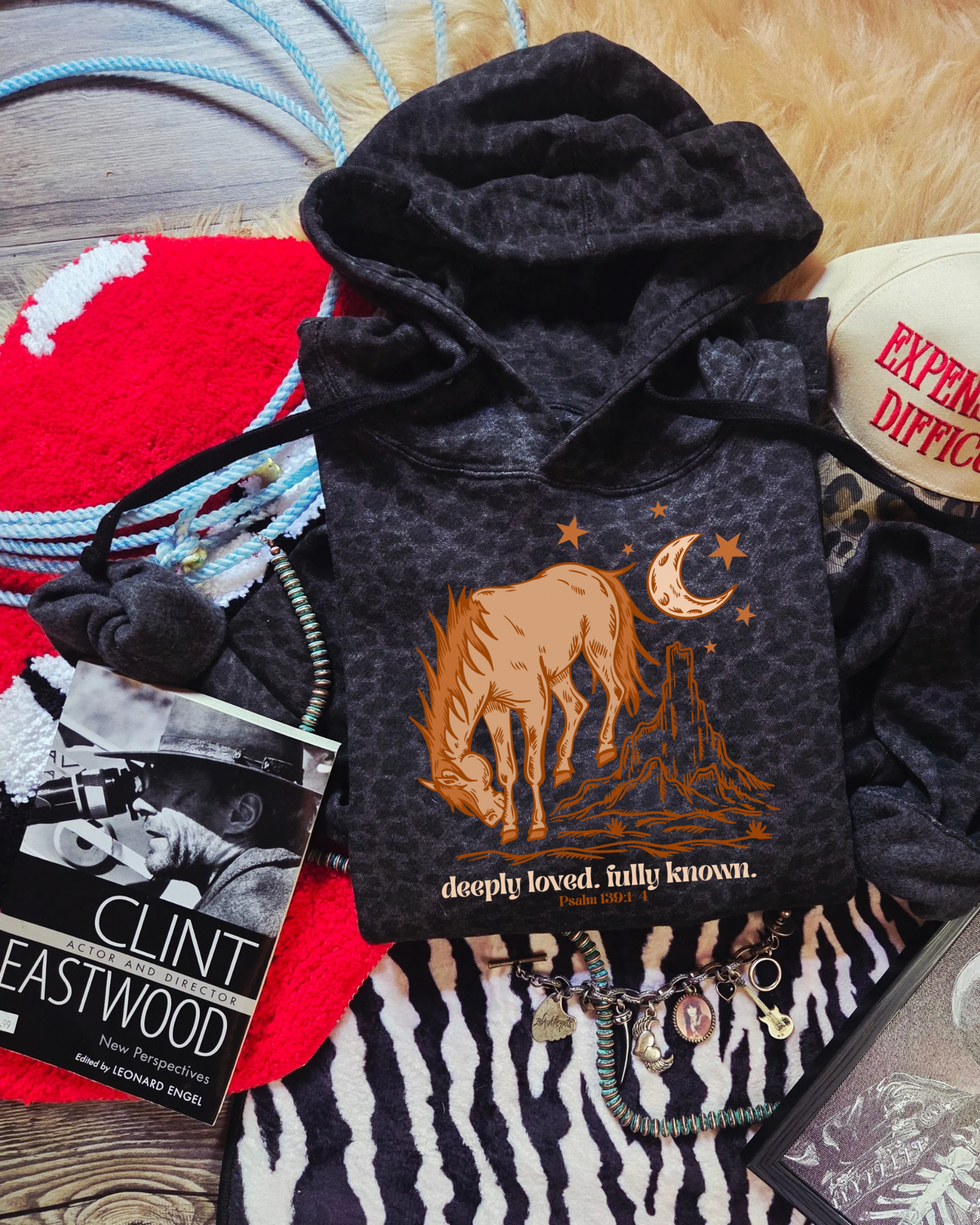 Deeply Loved & Fully Known - Leopard Hoodie