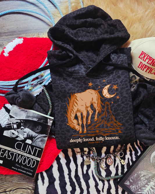 Deeply Loved & Fully Known - Leopard Hoodie
