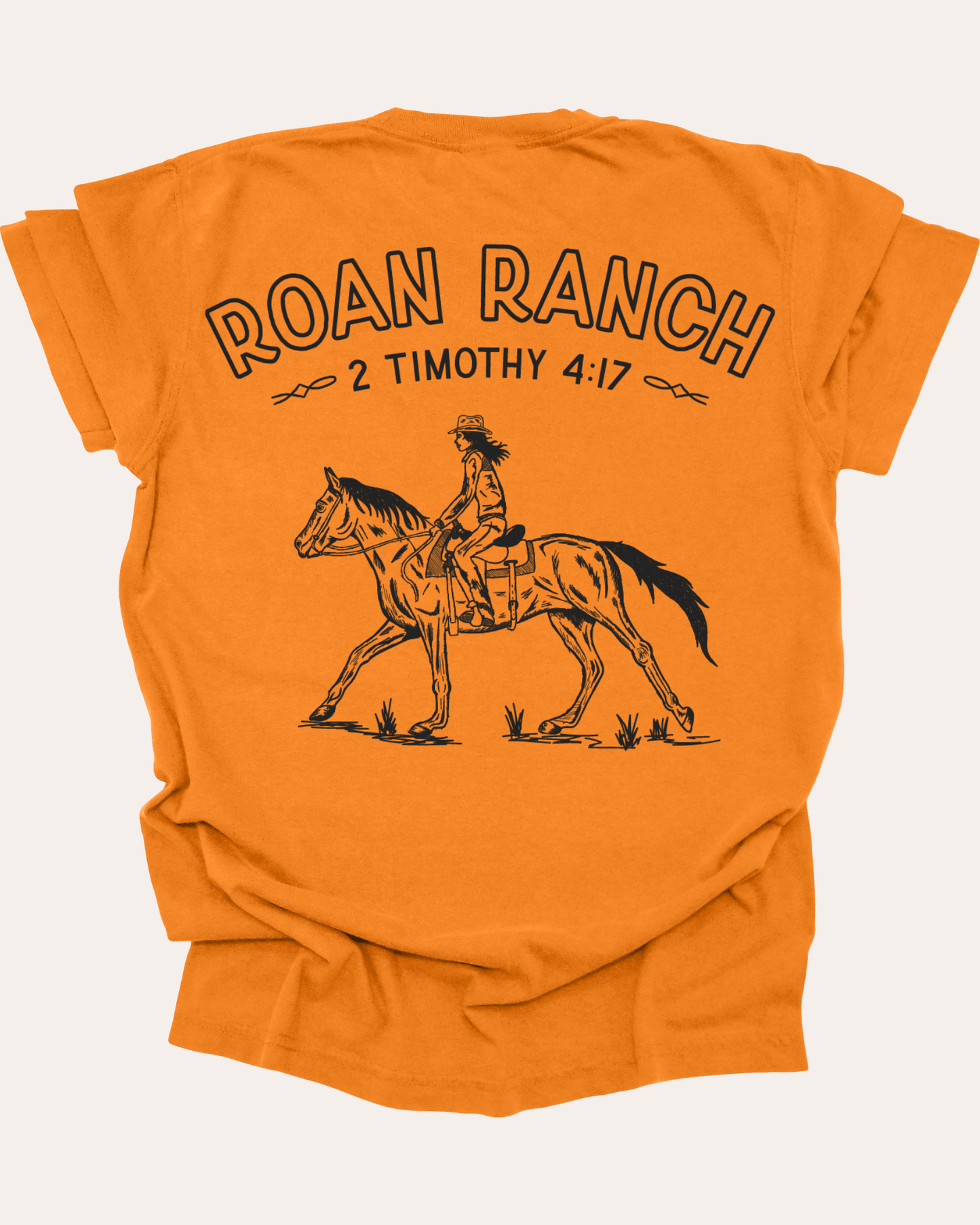 Roan Rider Tee - Bright Orange