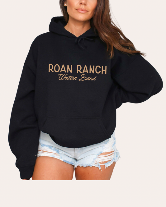 Roan Ranch Hoodie - Black