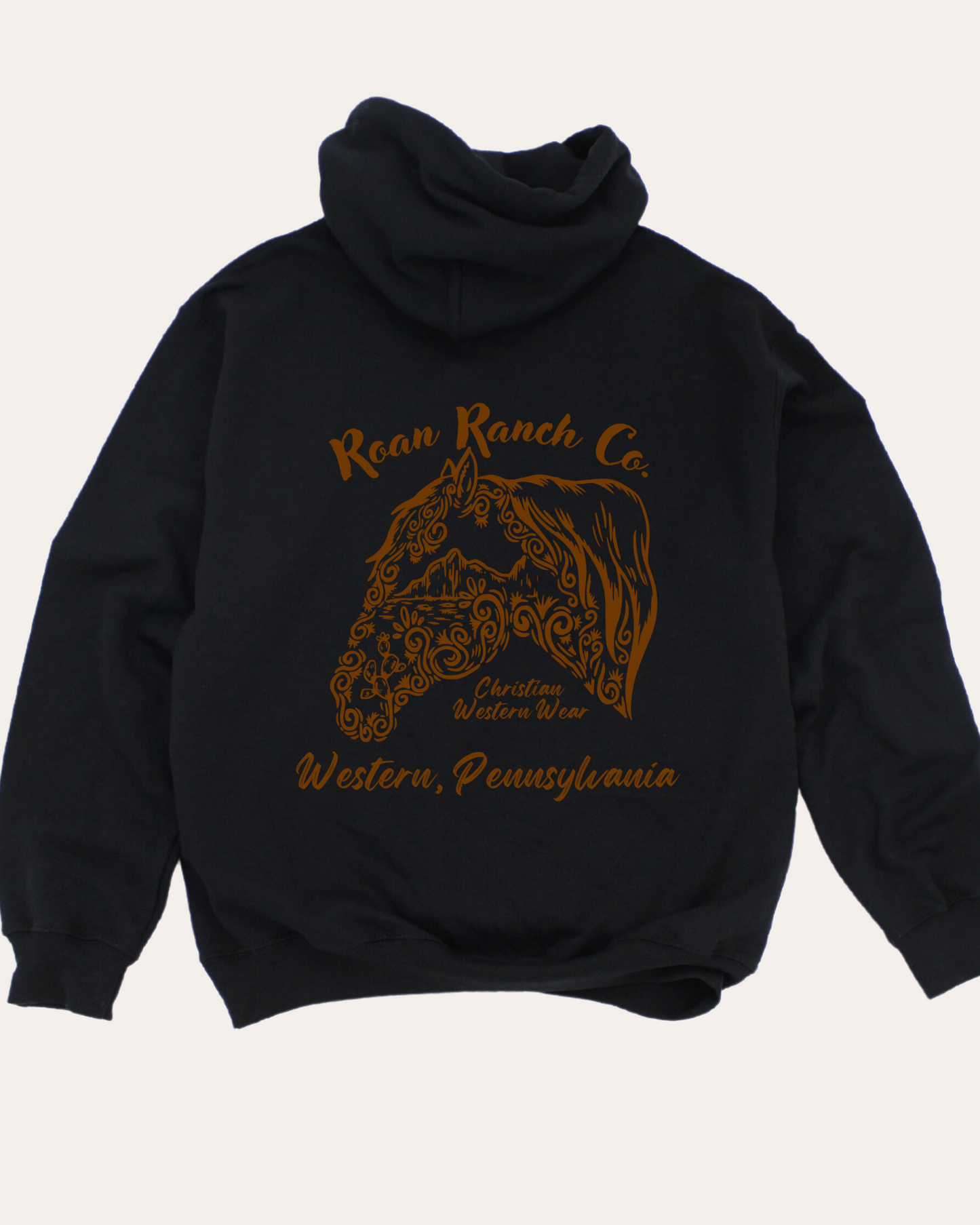 Desert Roan Hoodie - Black