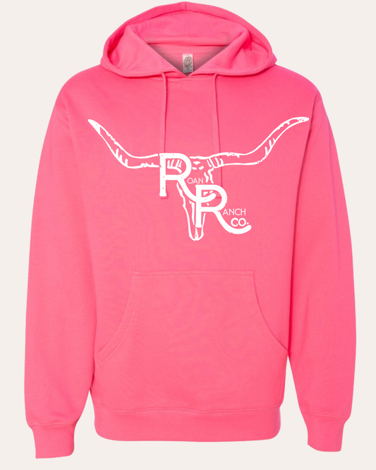 Roan Brand Hoodie - Neon Pink