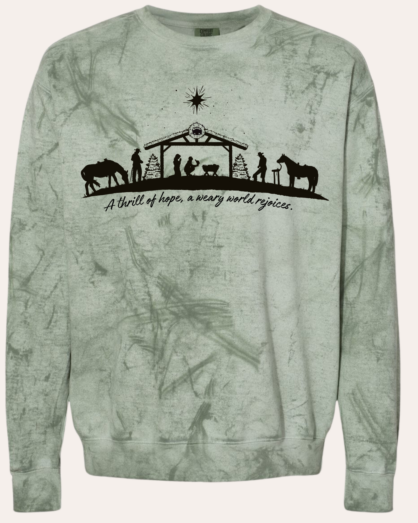 Noel Ranch Crewneck - Pine Tree