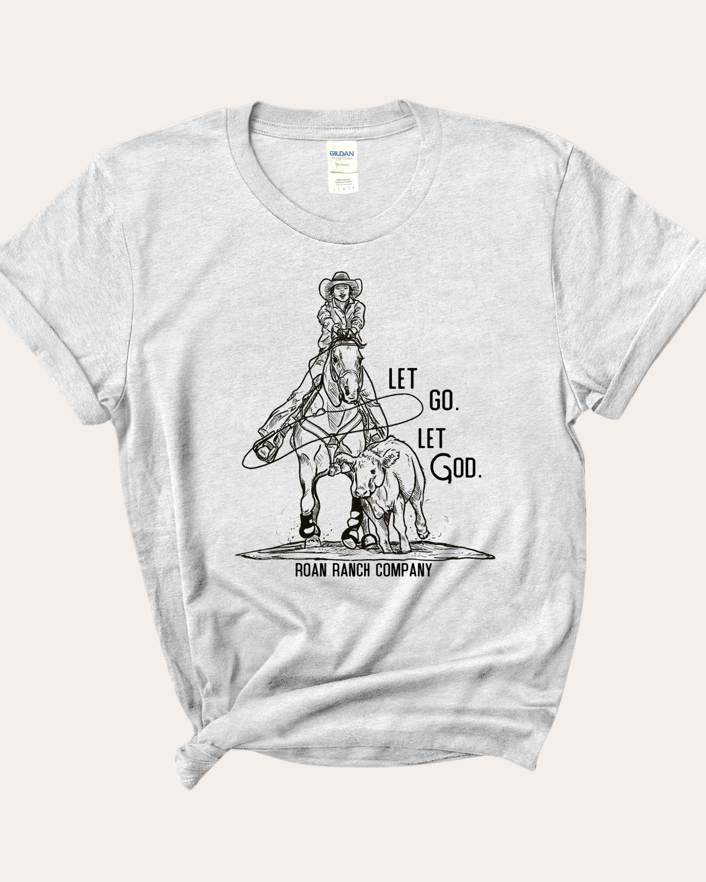 Let Go. Let God. Tee - Grey