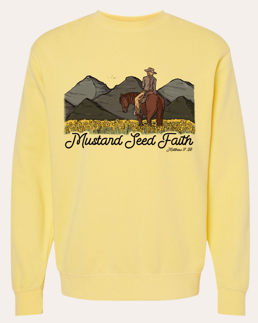 Mustard Seed Crewneck - Daffodil