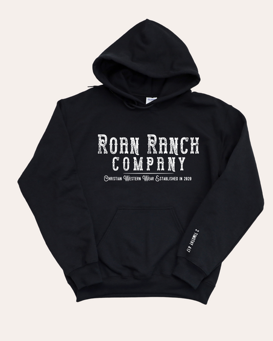 Vintage Roan Hoodie - Black