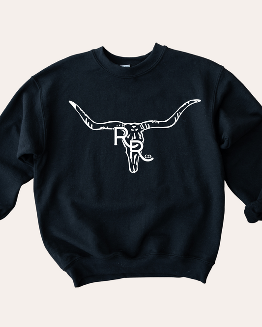 Roan Ranch Crewneck - Black